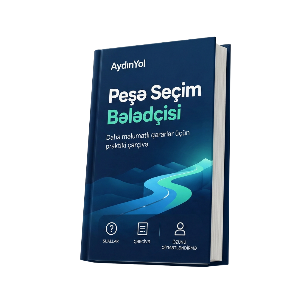 AydınYol «Peşə Seçim Bələdçisi» kitabı